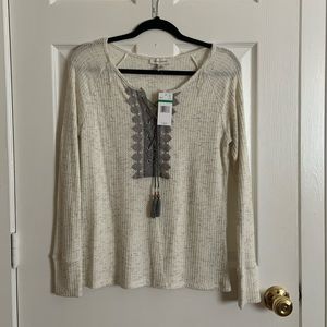 Off White Thin Sweater